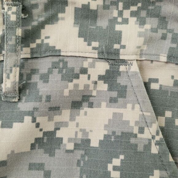 ACU Digital Camo Combat Cargo Pants Ripstop BDU US Army Military Medium Long - Picture 8 of 9